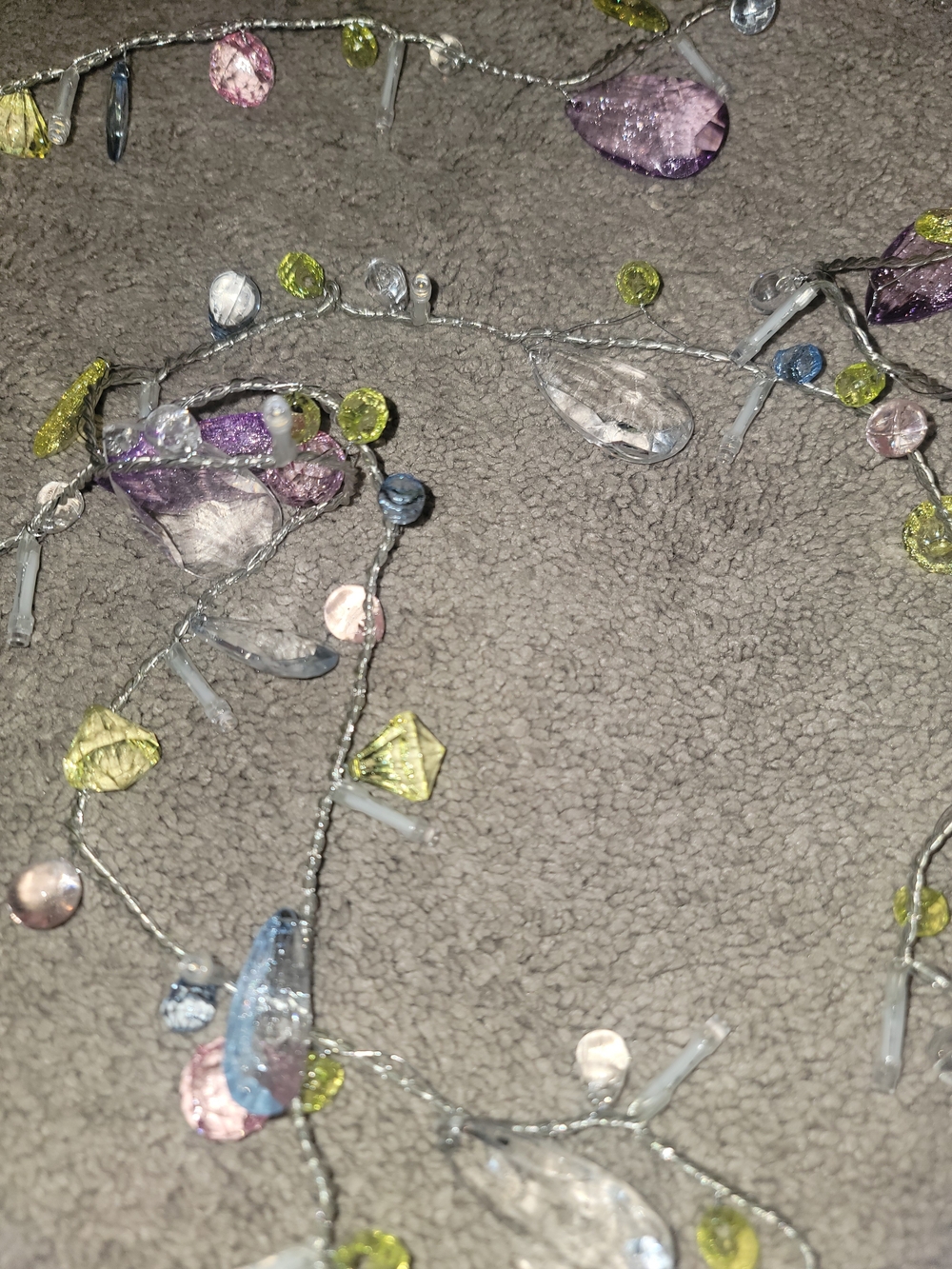 Acrylic Gems Jewels String Lights - Set of 2